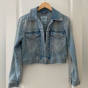 Hollister Women's Light Blue Denim Jacket